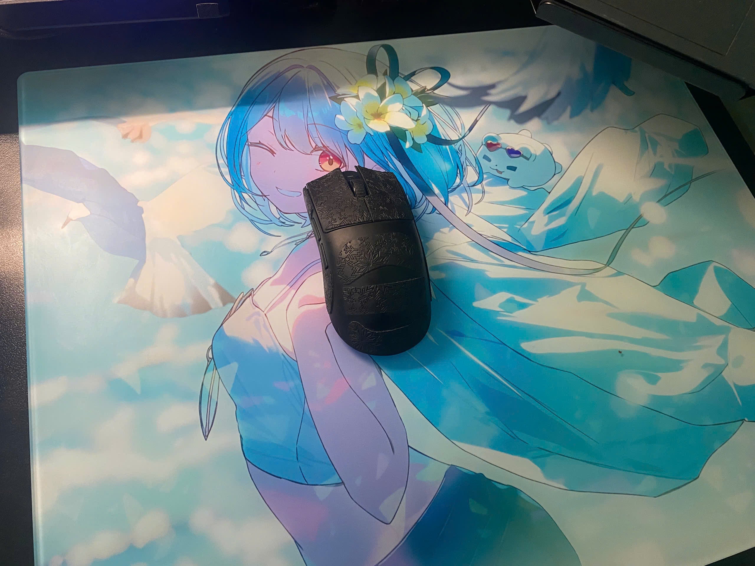 Tekkusai singularity Anime Glass Mouse Pad