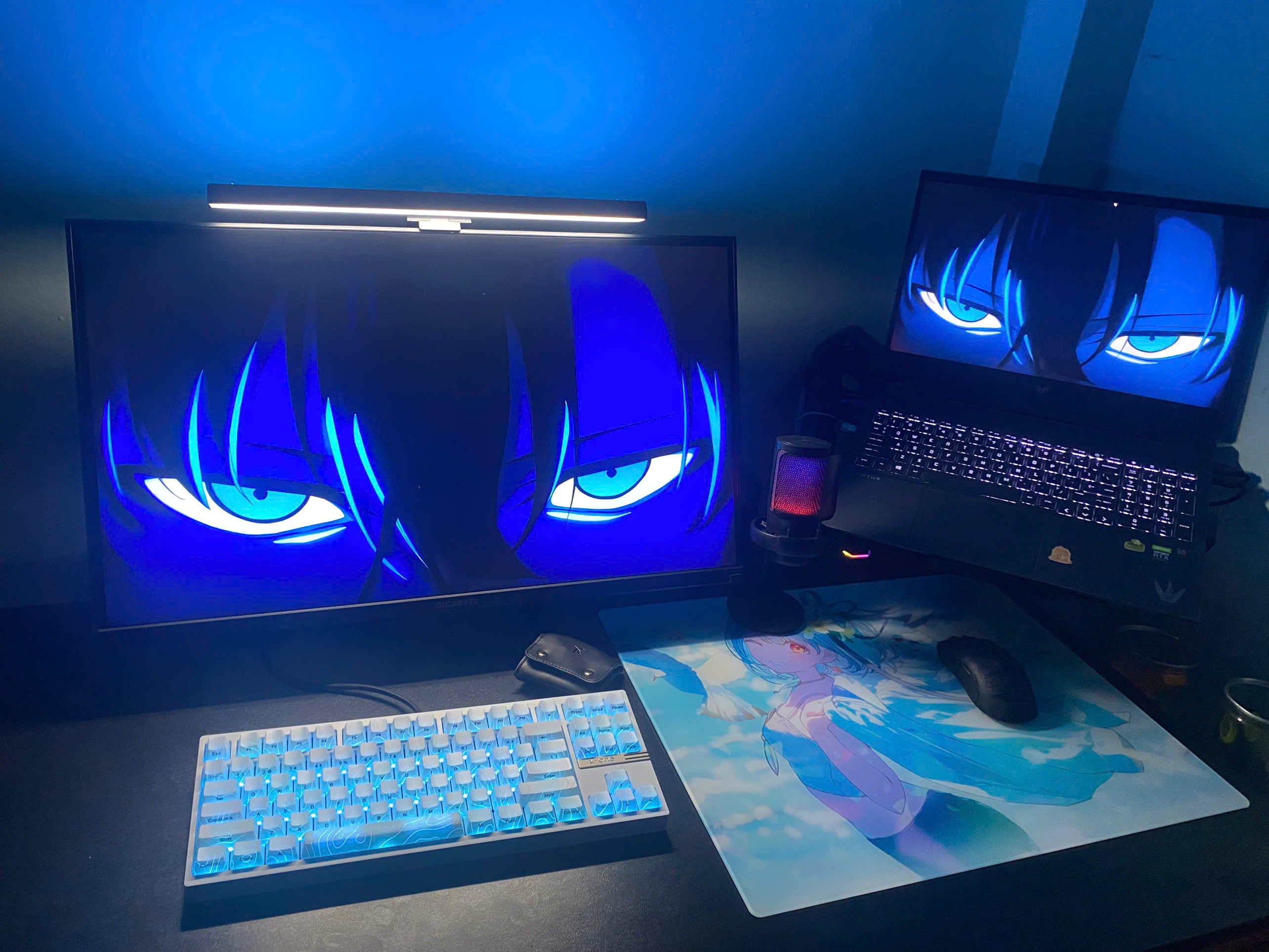 Tekkusai singularity Anime Glass Mouse Pad